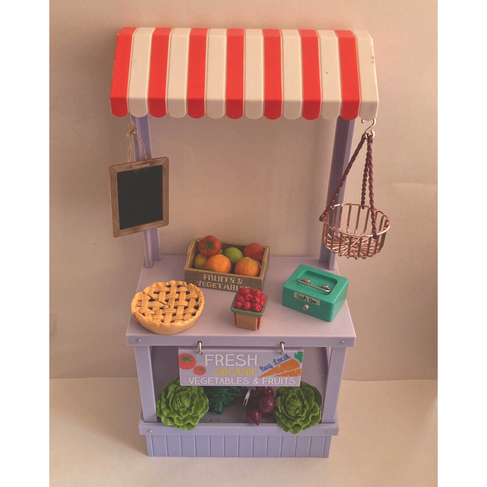 Our Generation 18" Doll Farmers Market Set Fruits Vegetables Food American Girl